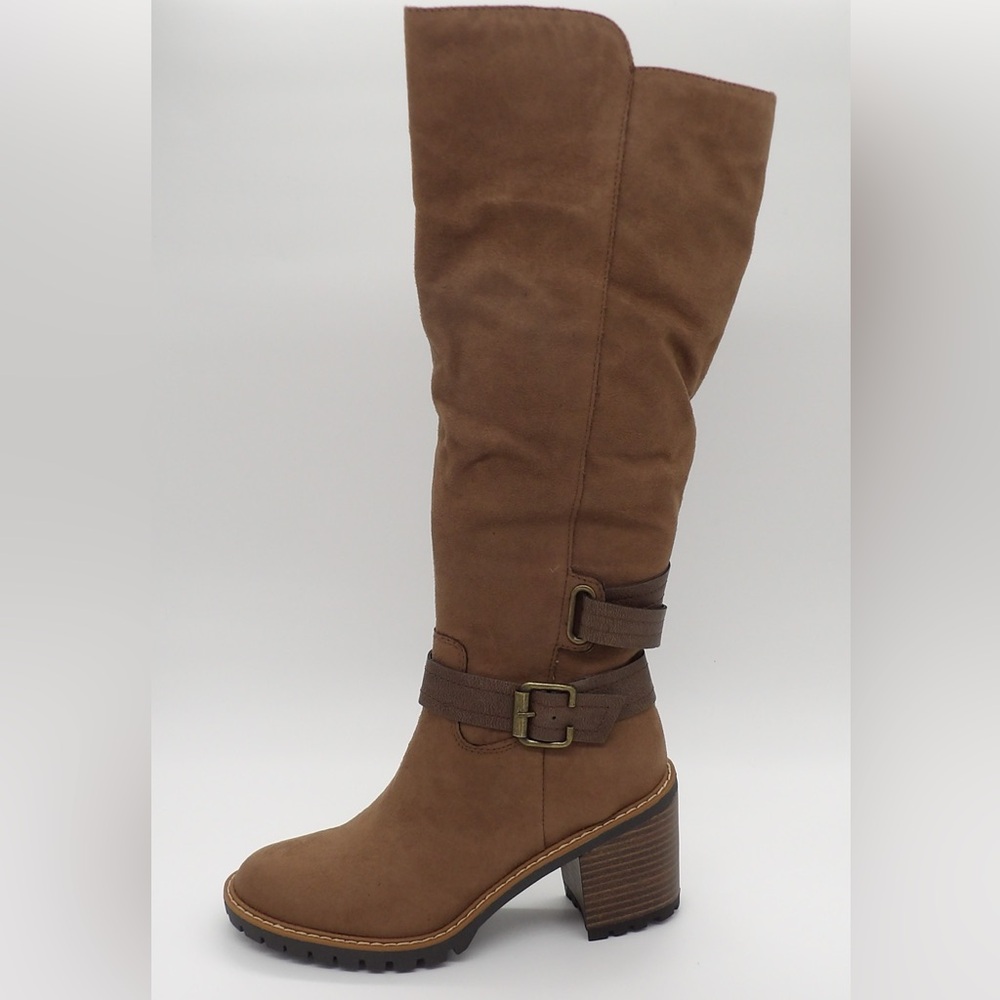 Sun+Stone Womens Viviaan Tall Riding Boots With High Heel